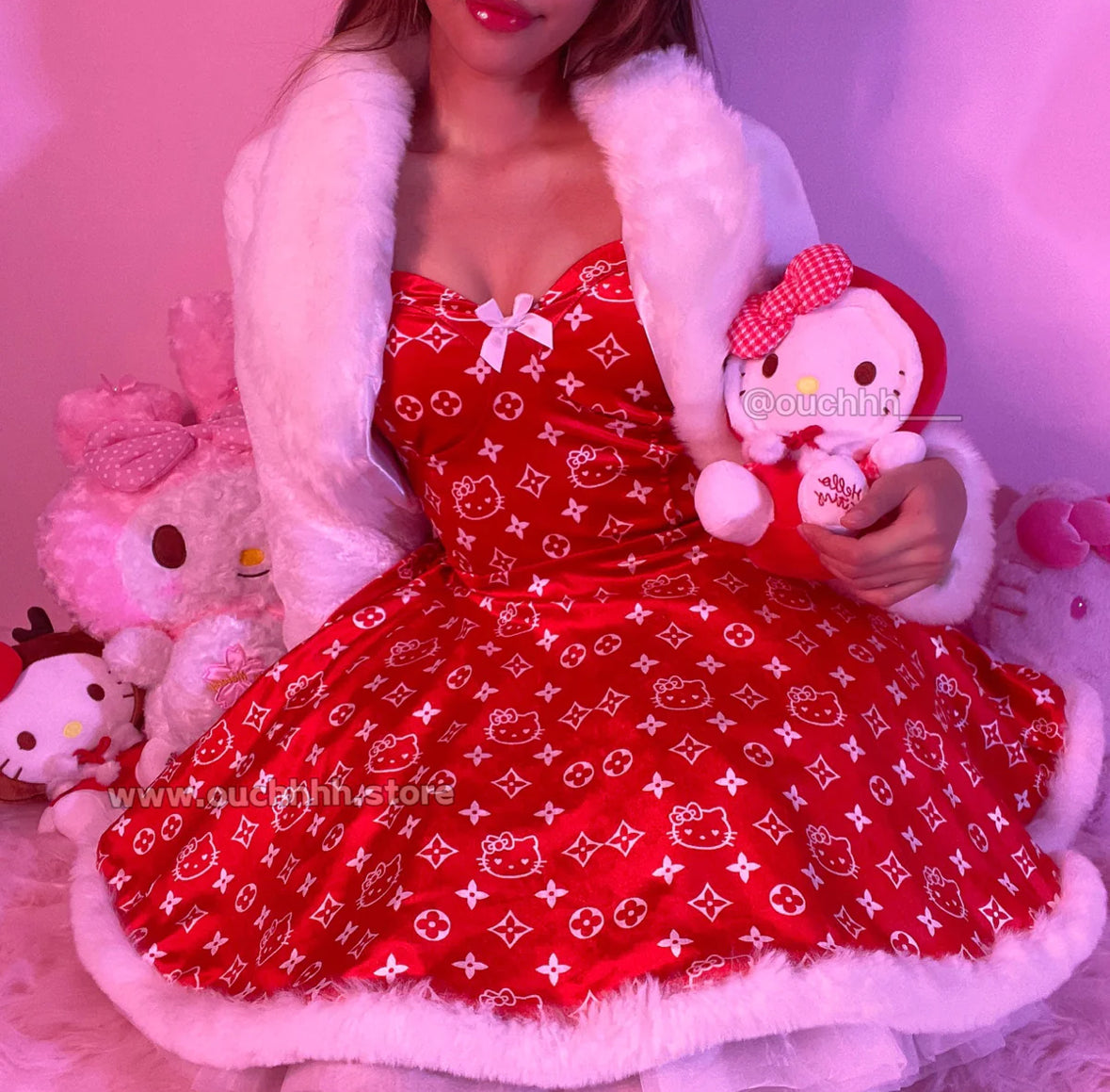 Snowy Faux Fur Shawl Cropped Coat