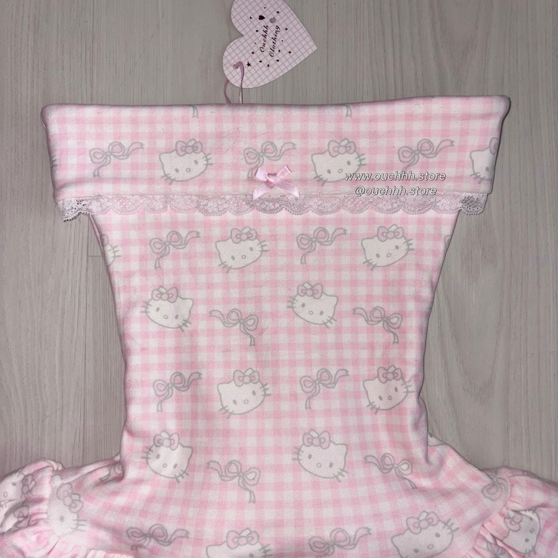 Milky Kitten Hourglass Fold Over Tube Mini Dress