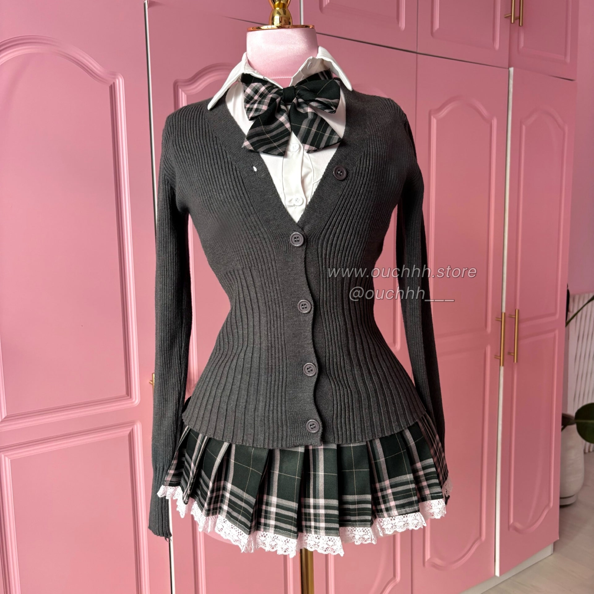 Academia Grey Cardigan