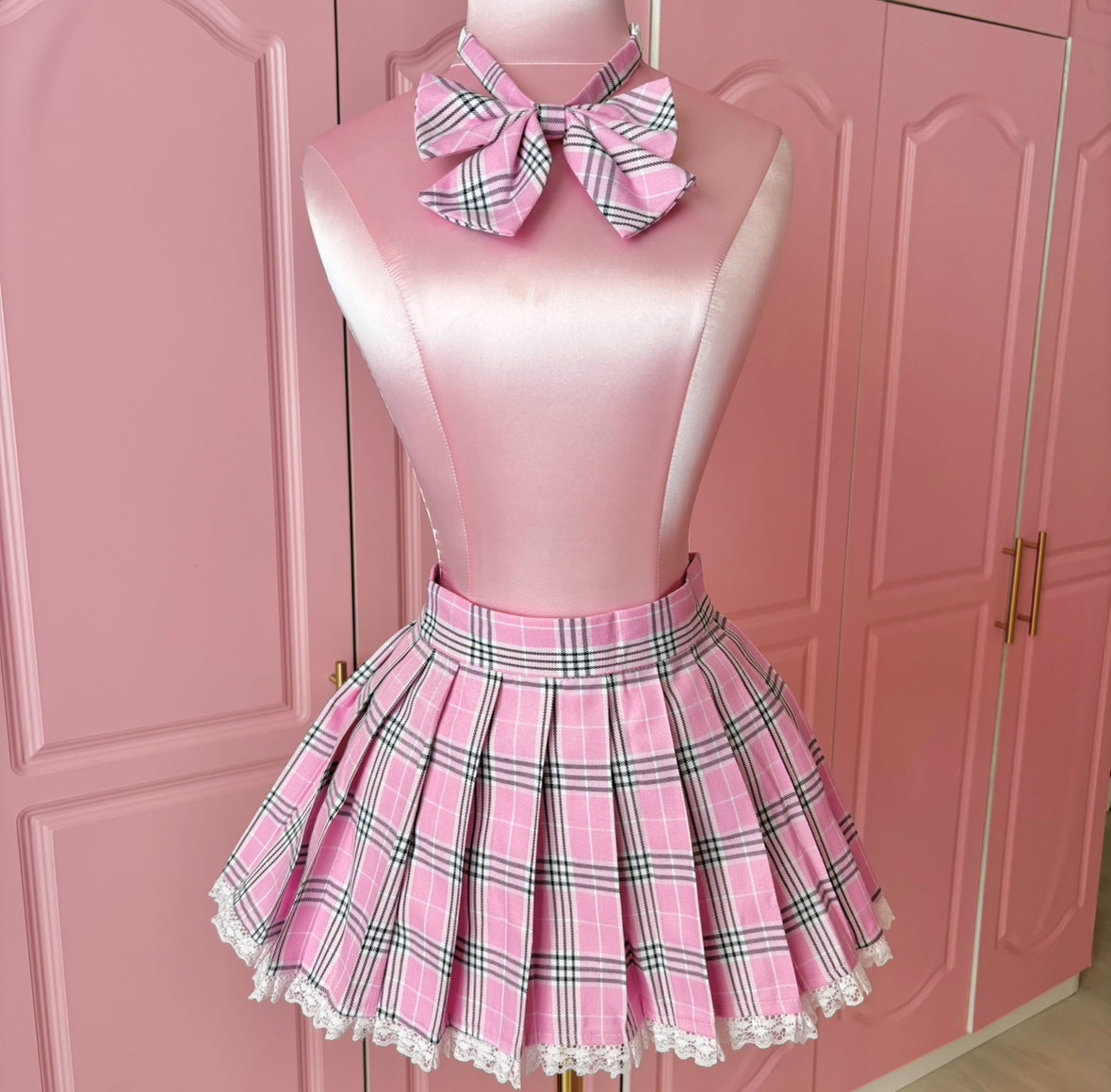 Pink Bow Tie (With/ Without Hello Kitty)