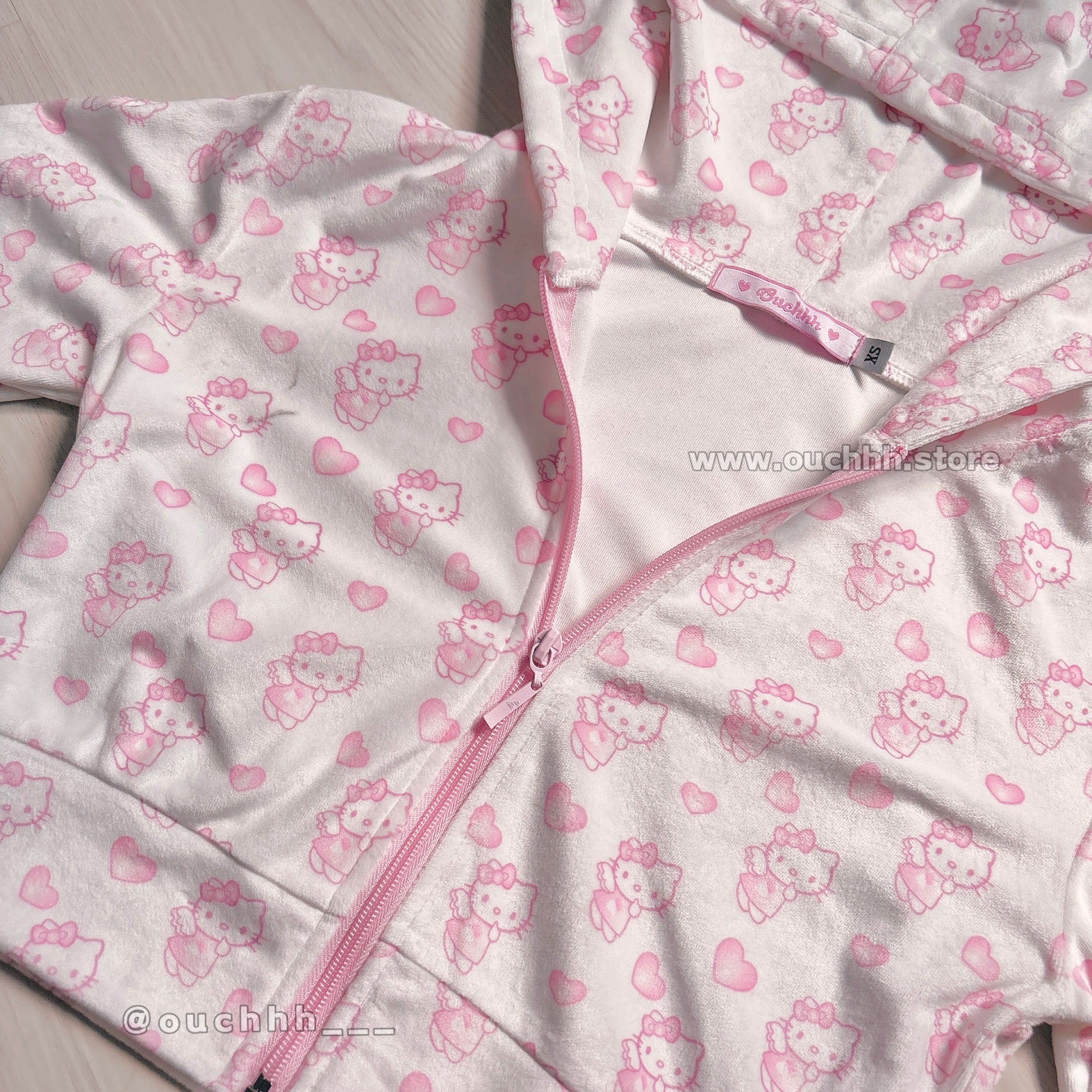 Softie Kitty Crop Jacket + Pleated Skirt Set