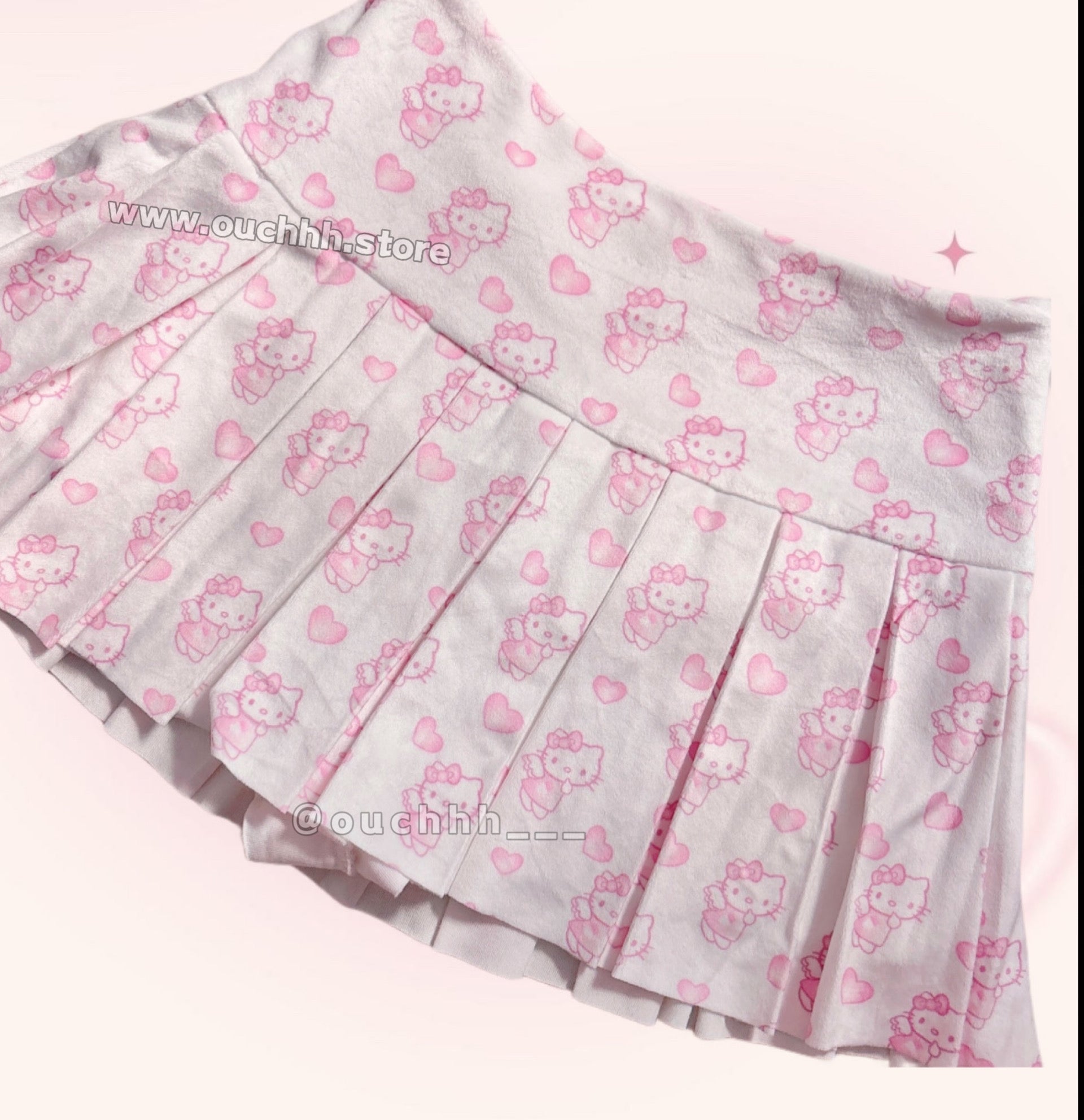 Softie Kitty Crop Jacket + Pleated Skirt Set