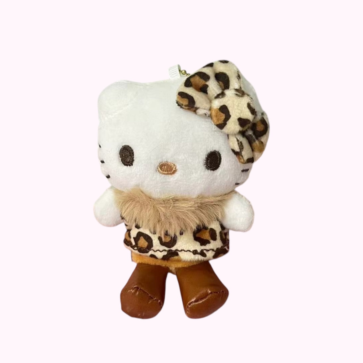 Free for Orders US65 Or Above: Brown Faux fur Kitty Keychain (Select Free gift on Cart Page)