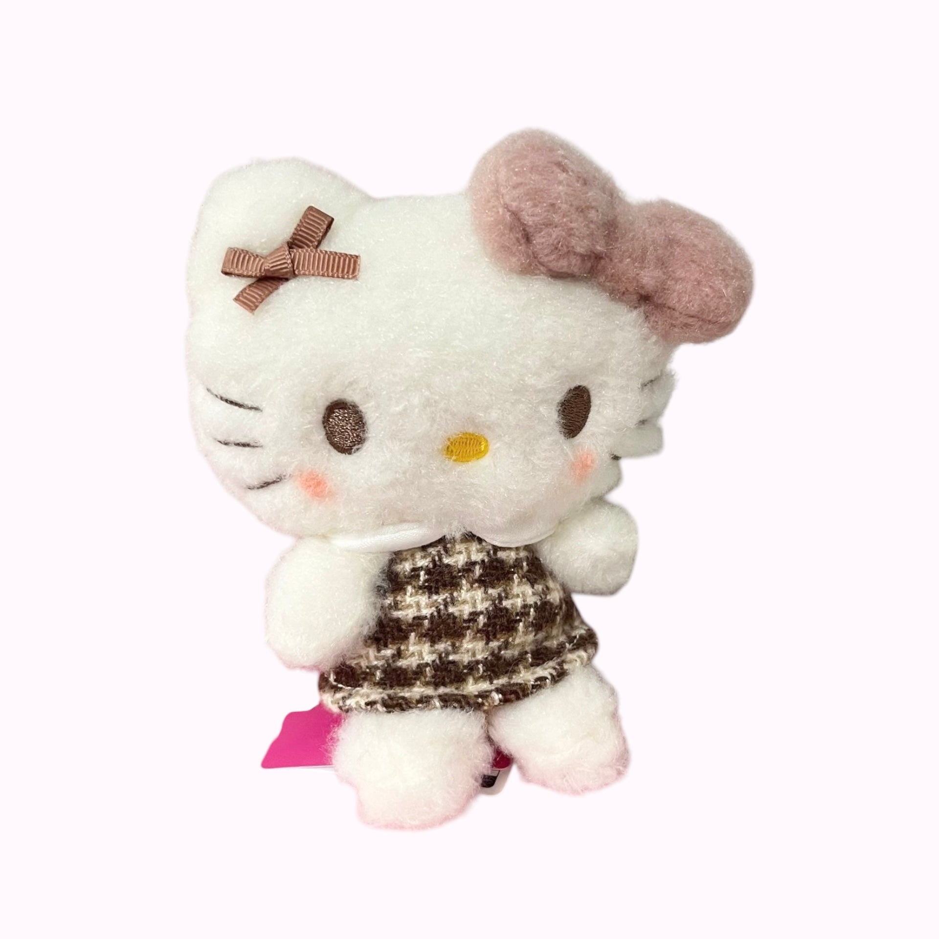 Free for Orders US65 Or Above: Plaid Kitty Keychain (Select Free gift on Cart Page)