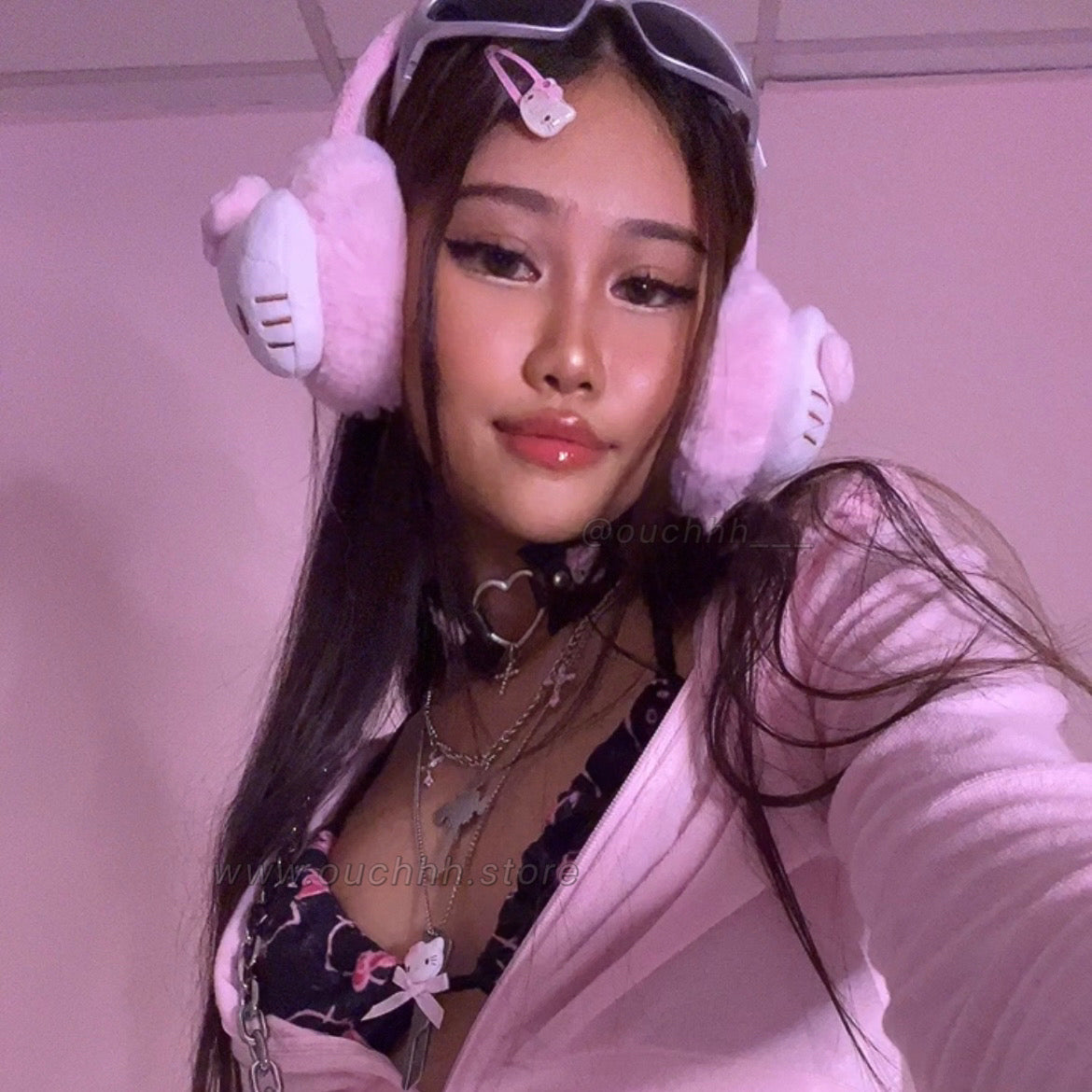 Pastel Kitty Ear Muffs (2 colors)
