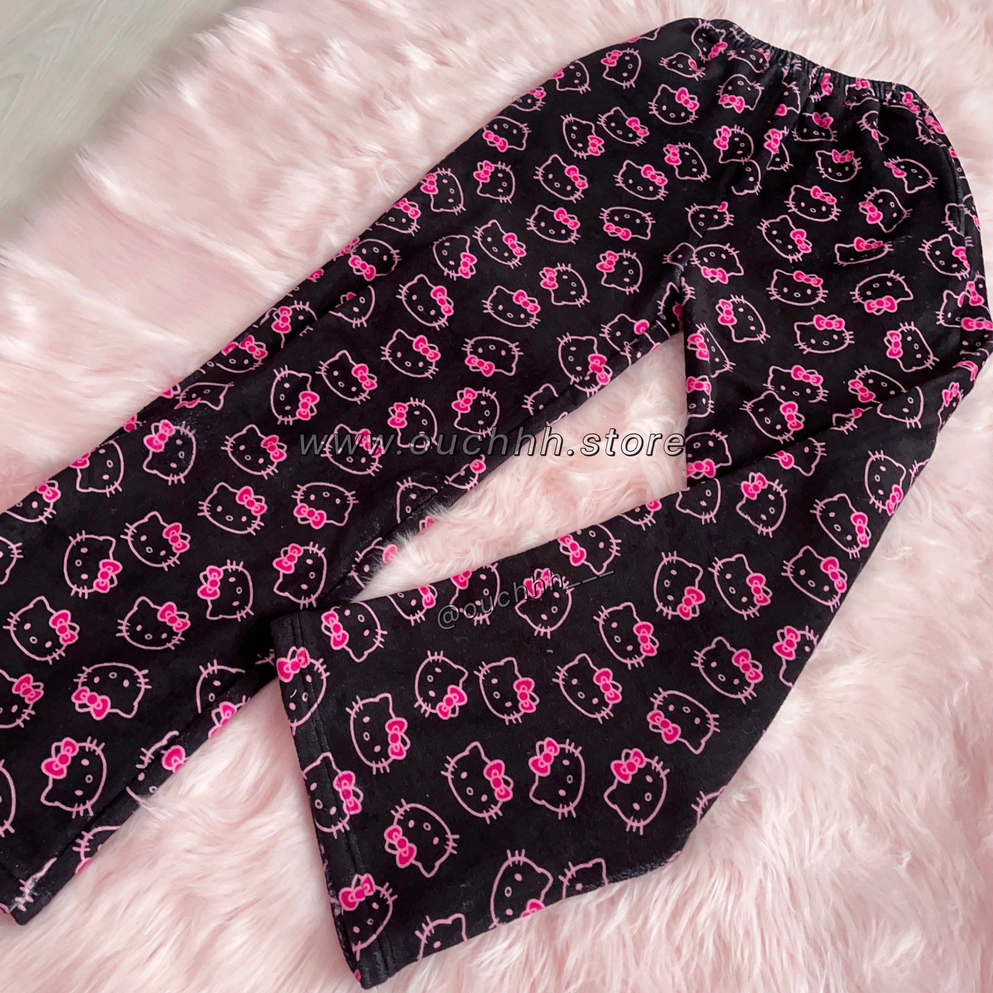 Blackberry Smoothie Kitty Top + Pocket Pants Set