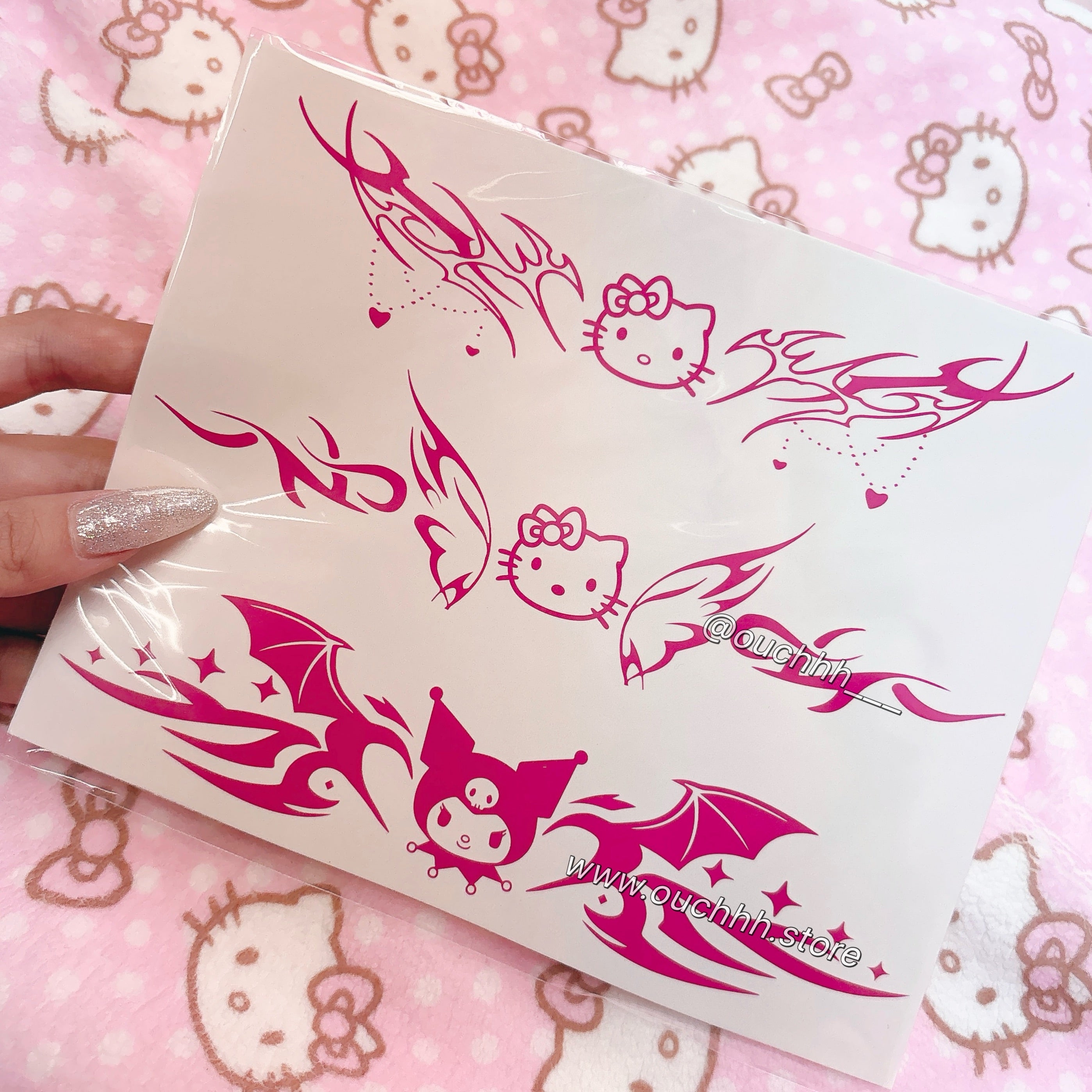 Little Thot Temporary Tattoo Set (Pink)