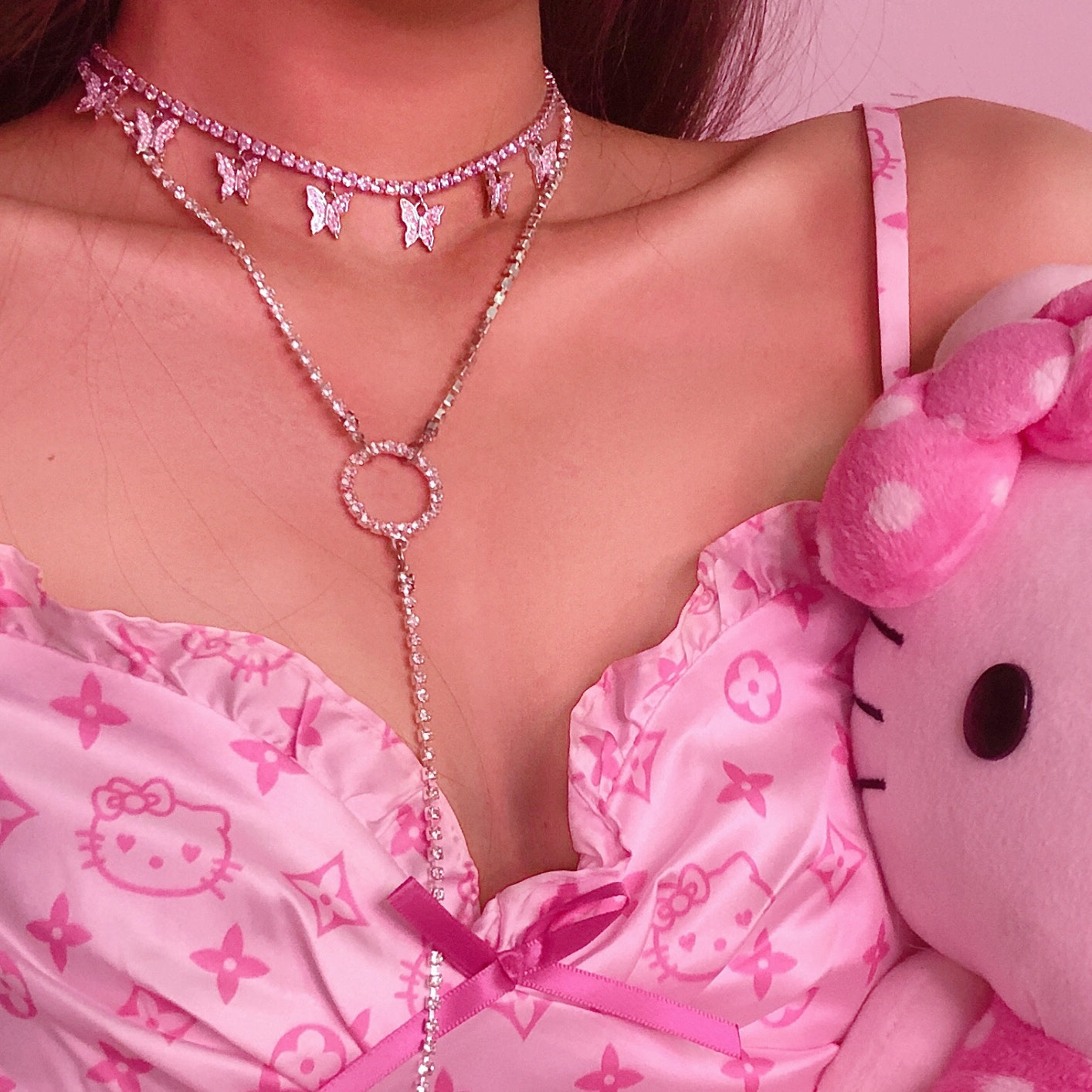 Lavish Kitty Silk Dress