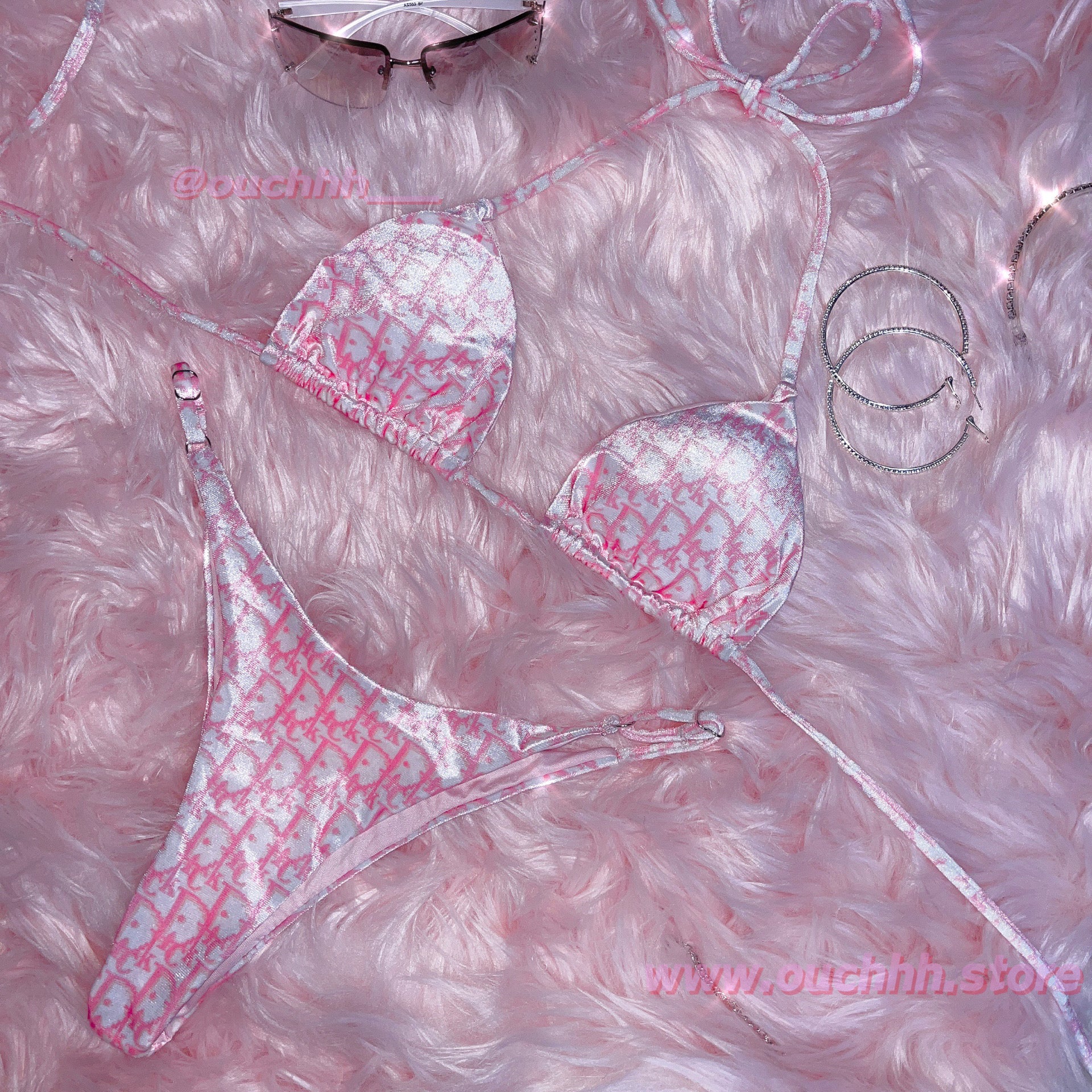 J'adore D!ck Bikini 3 Piece Set