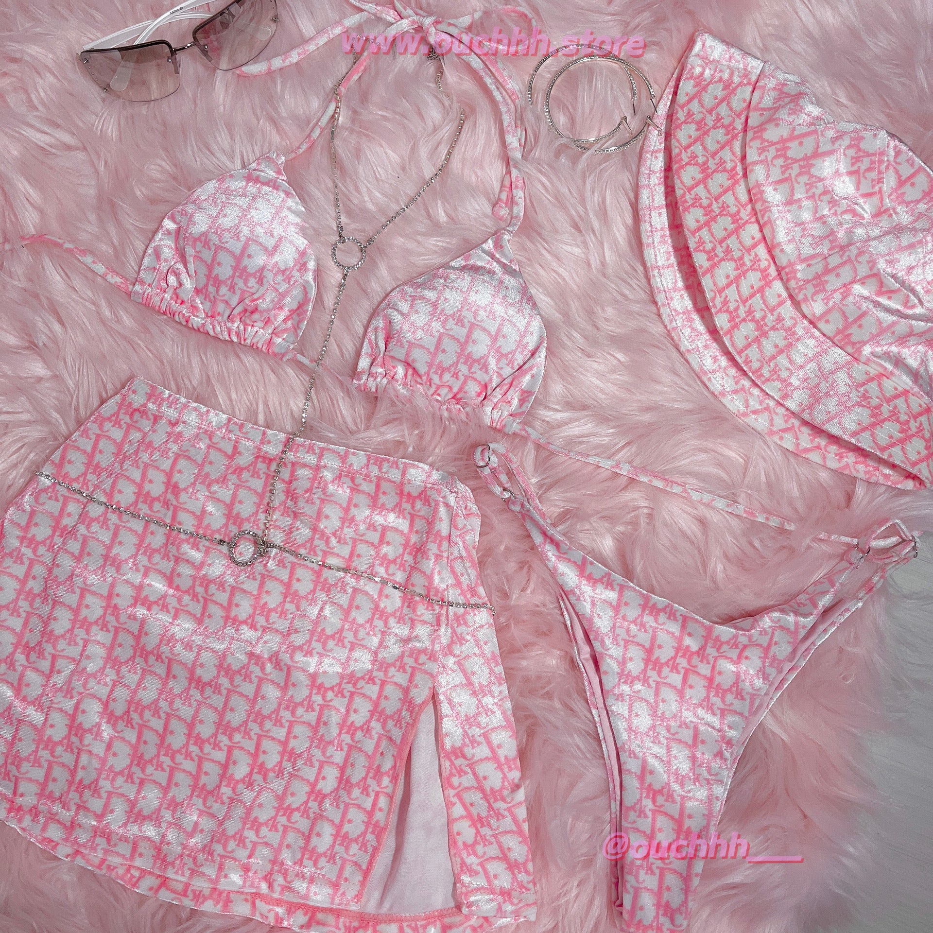J'adore D!ck Bikini 3 Piece Set