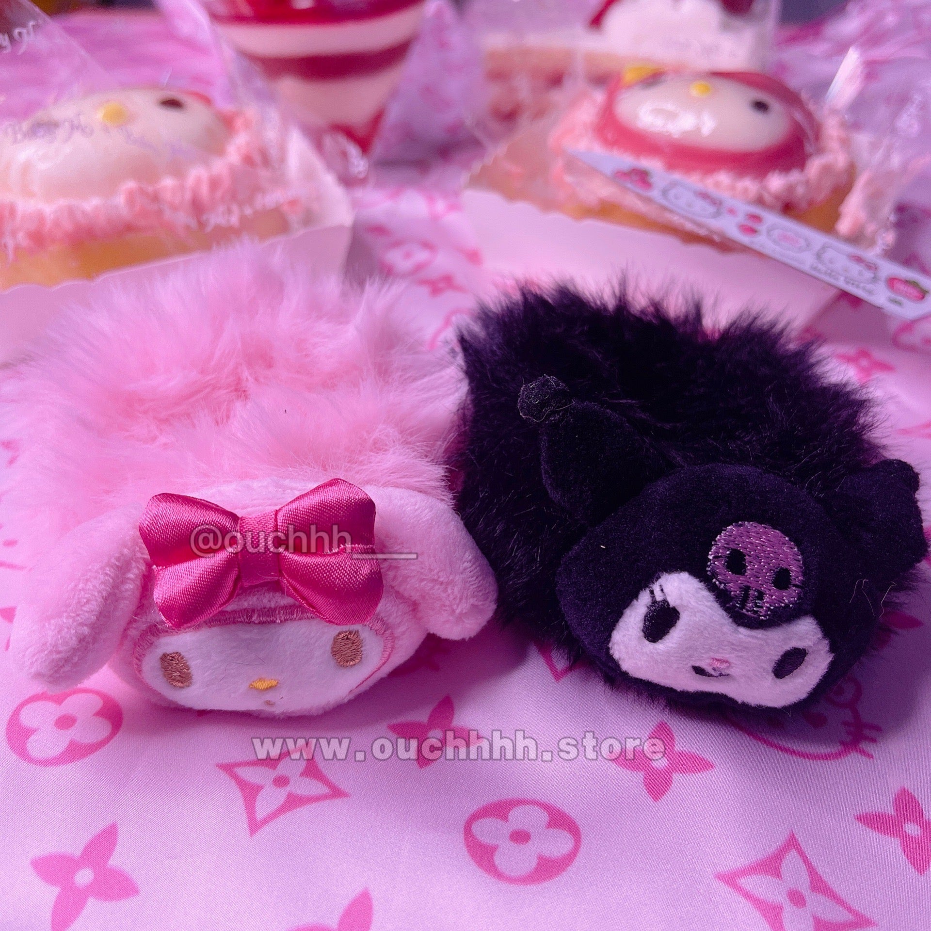 Kawaii Fluffy Scrunchies (4 Colors)