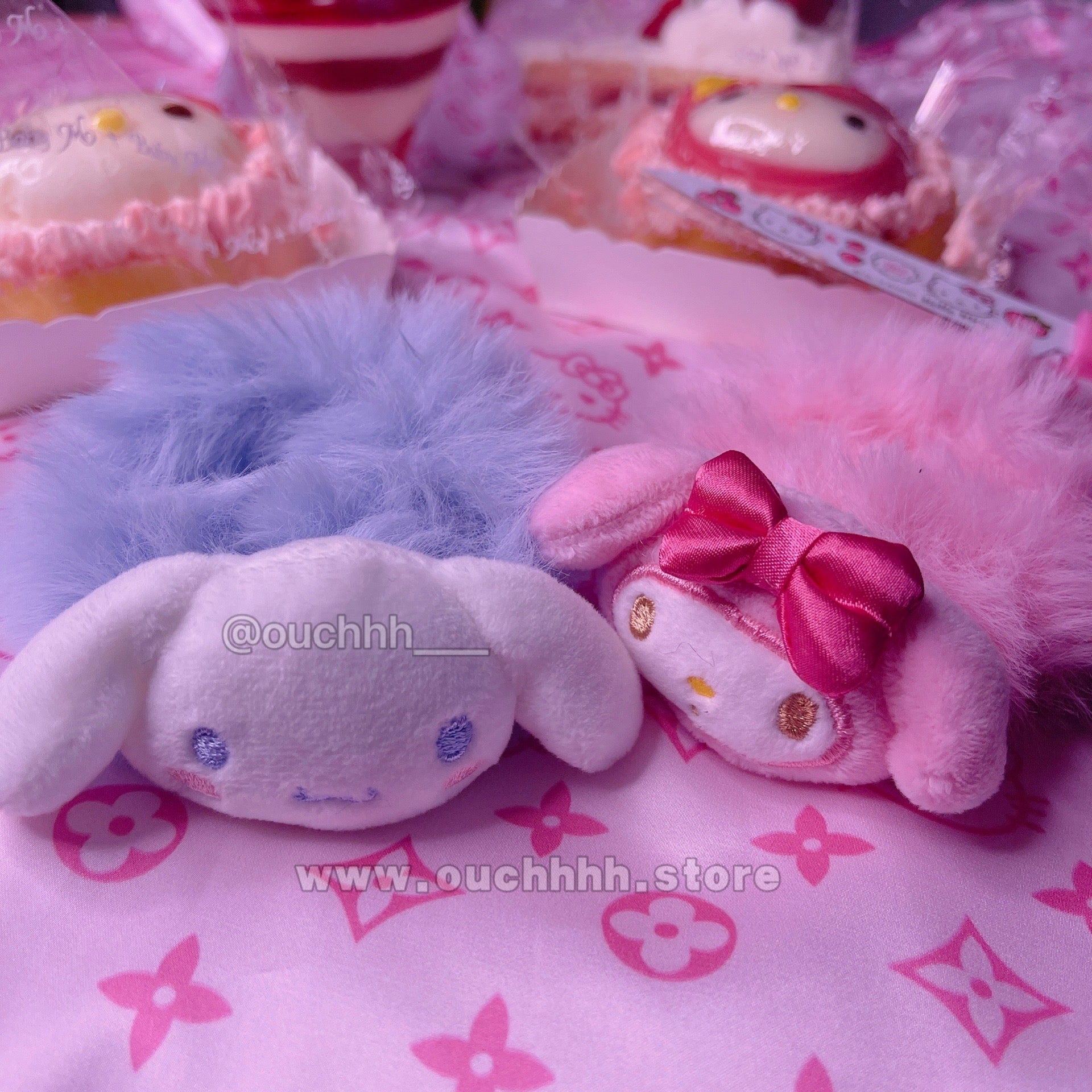 Kawaii Fluffy Scrunchies (4 Colors)