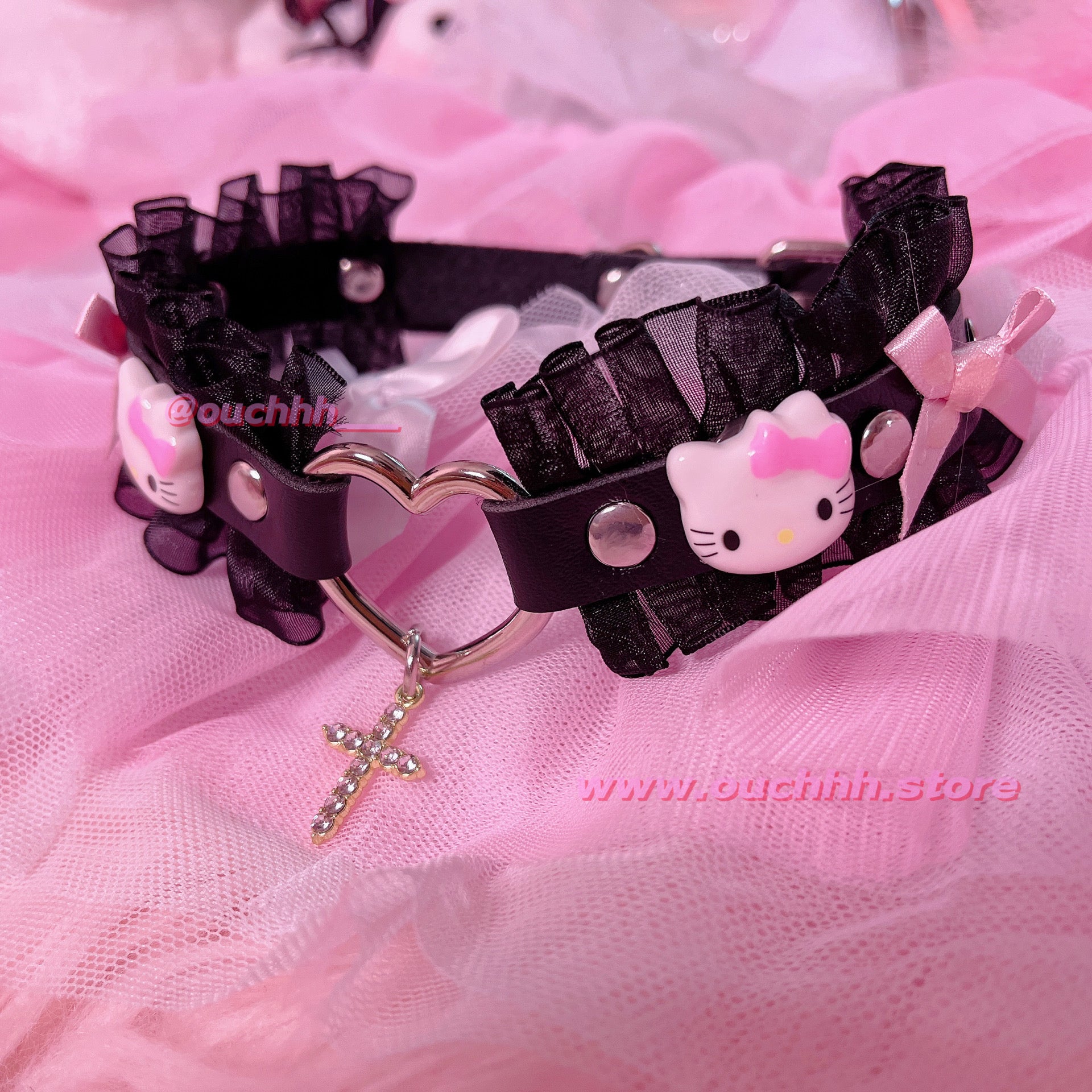 Kawaii AF Faux Leather Choker