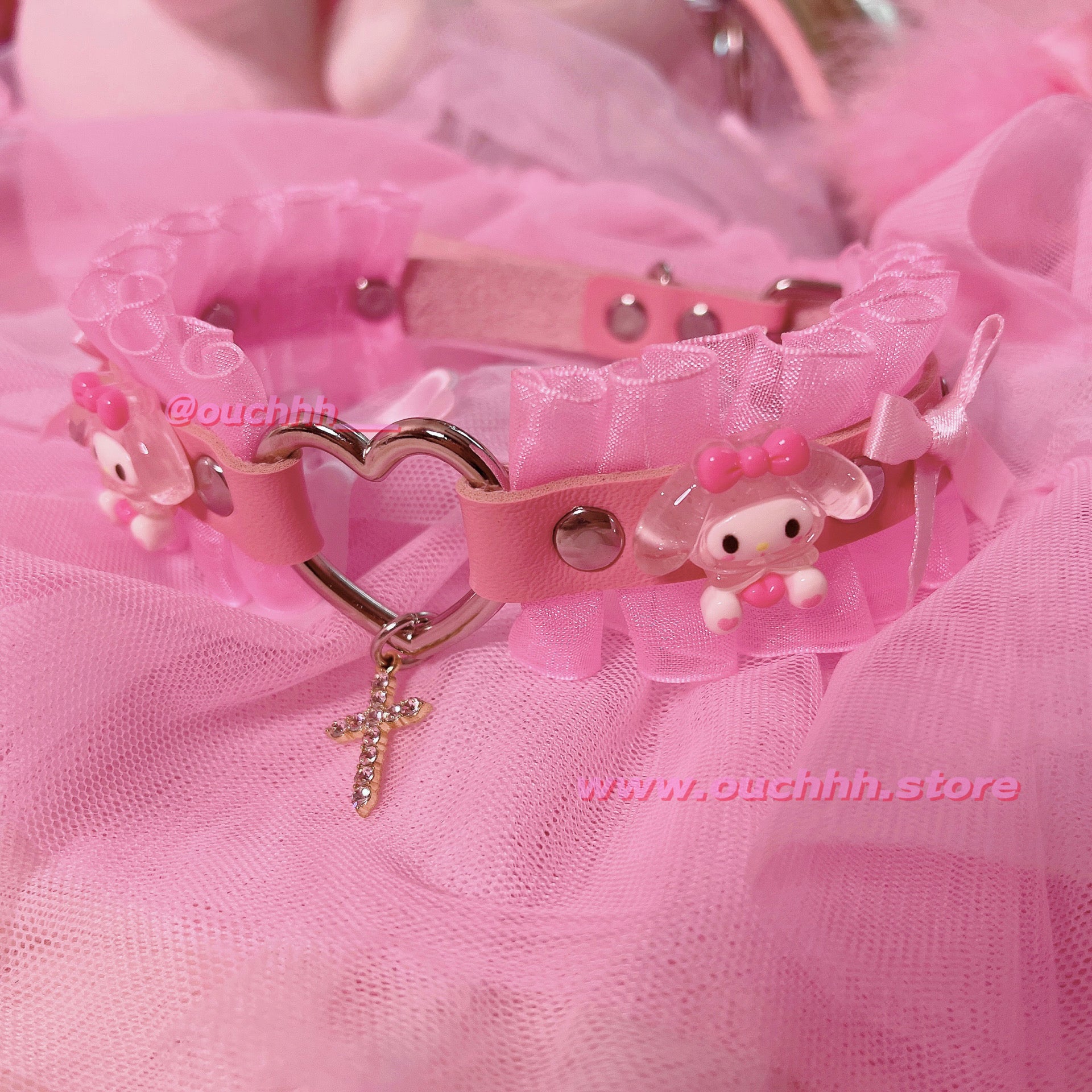 Kawaii AF Faux Leather Choker