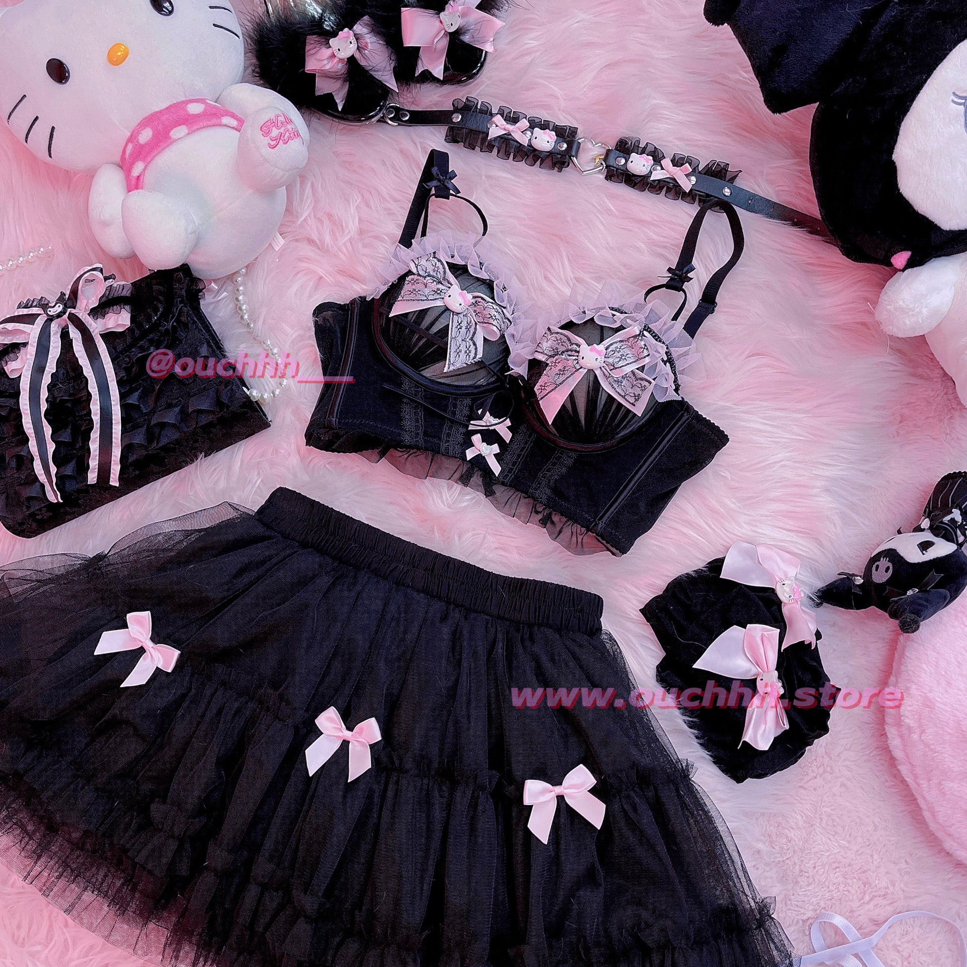 Spooky Bonbon Kitty Push Up Bustier