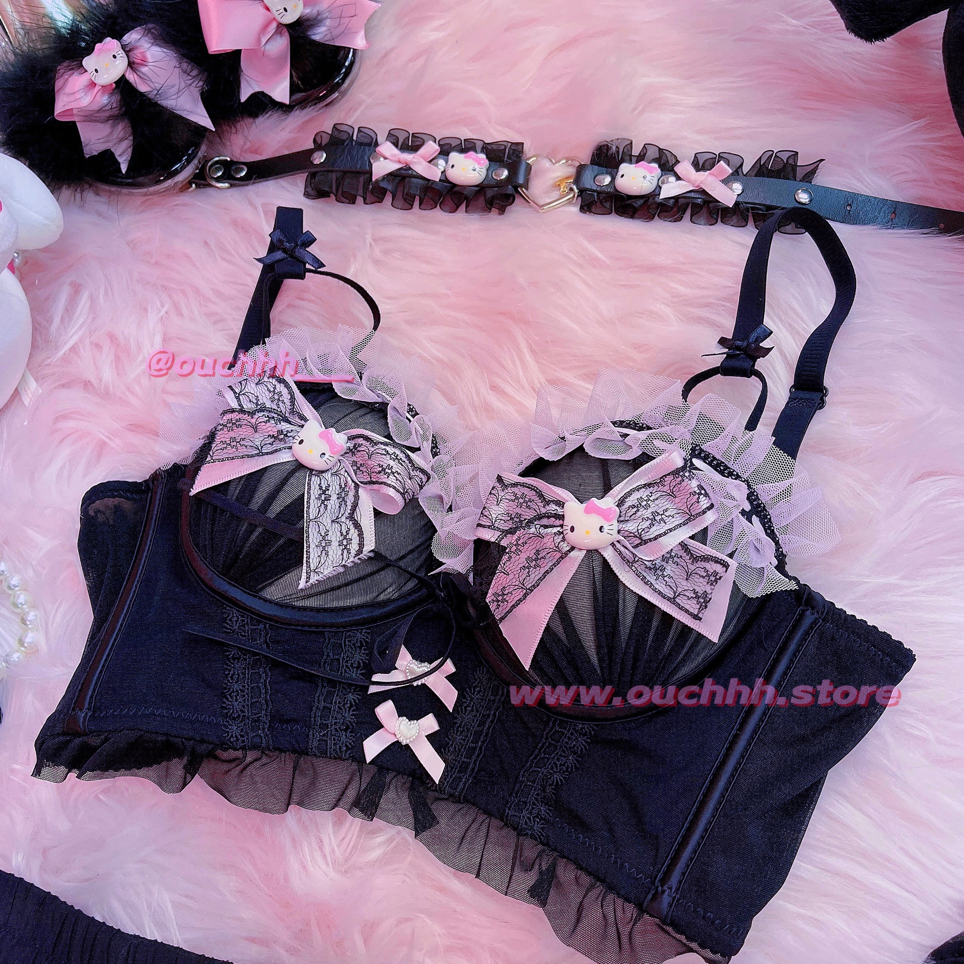 Spooky Bonbon Kitty Push Up Bustier