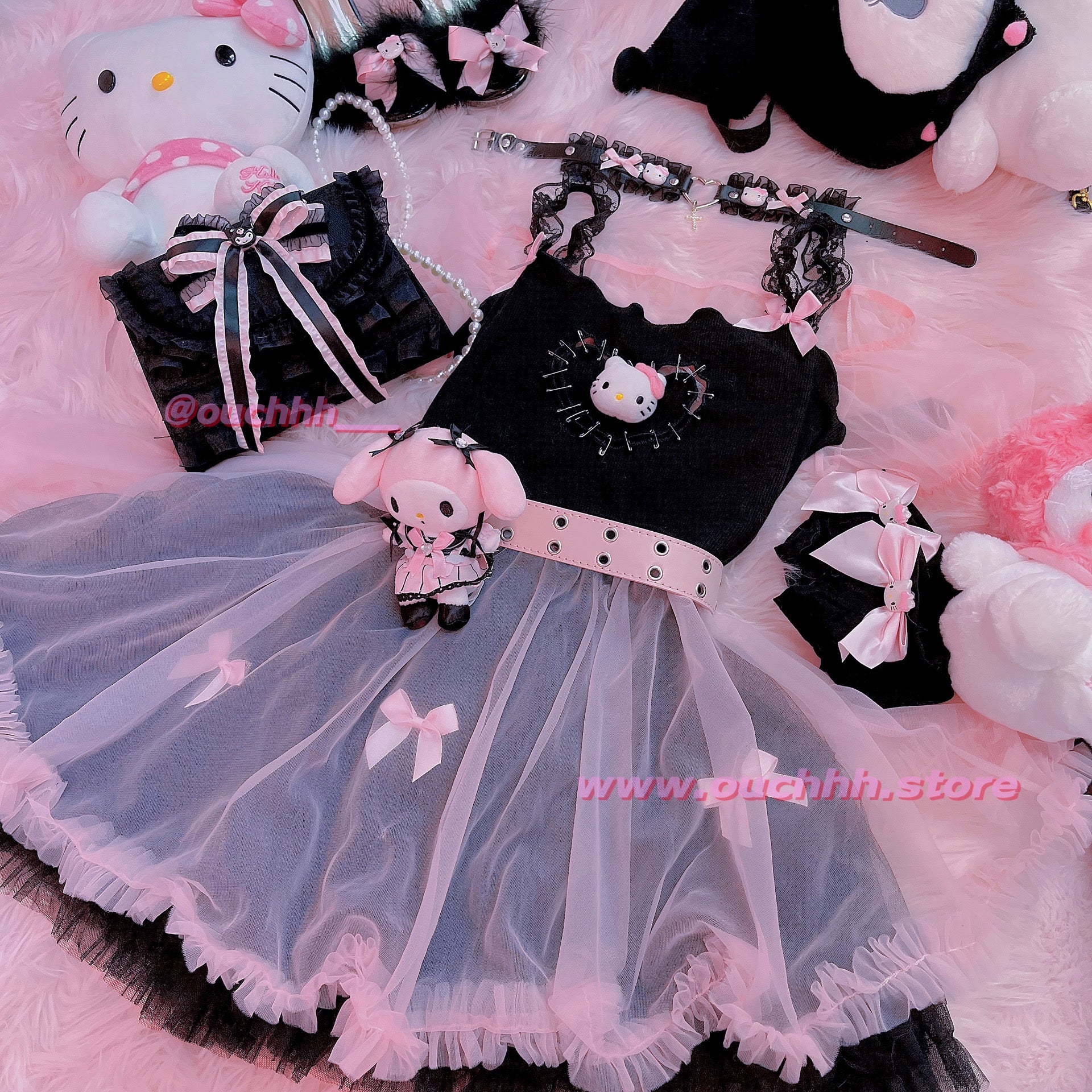 Ribbon Sailor Plushie Chain Belt