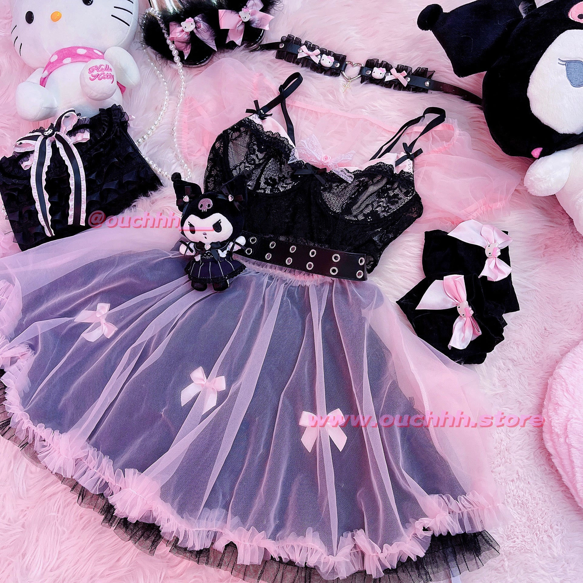 Ribbon Sailor Plushie Chain Belt