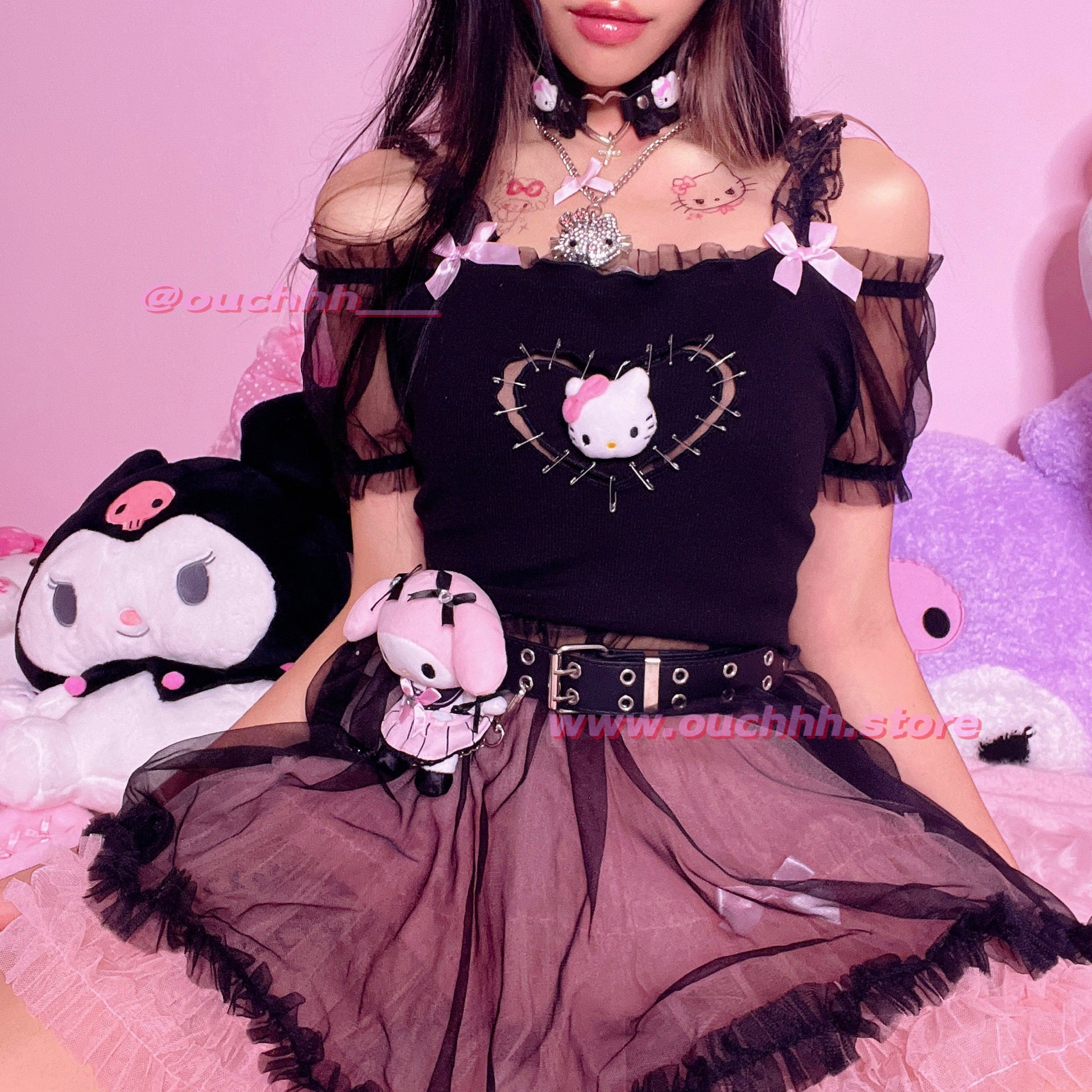 Ribbon Sailor Plushie Chain Belt