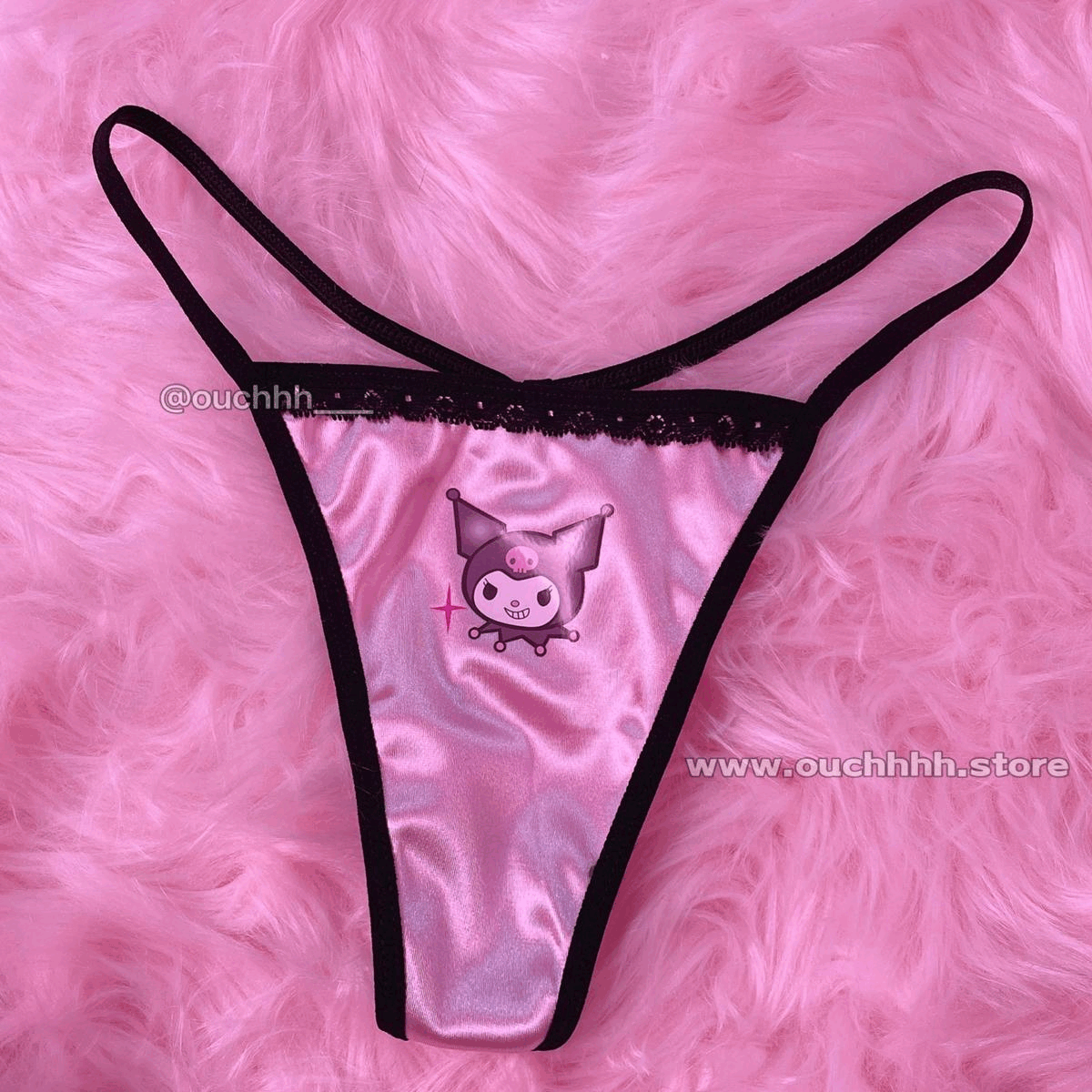 Sweet Devil Satin G String