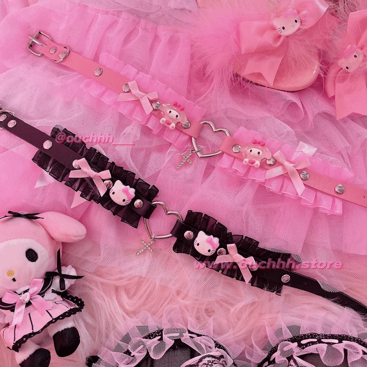 Kawaii AF Faux Leather Choker