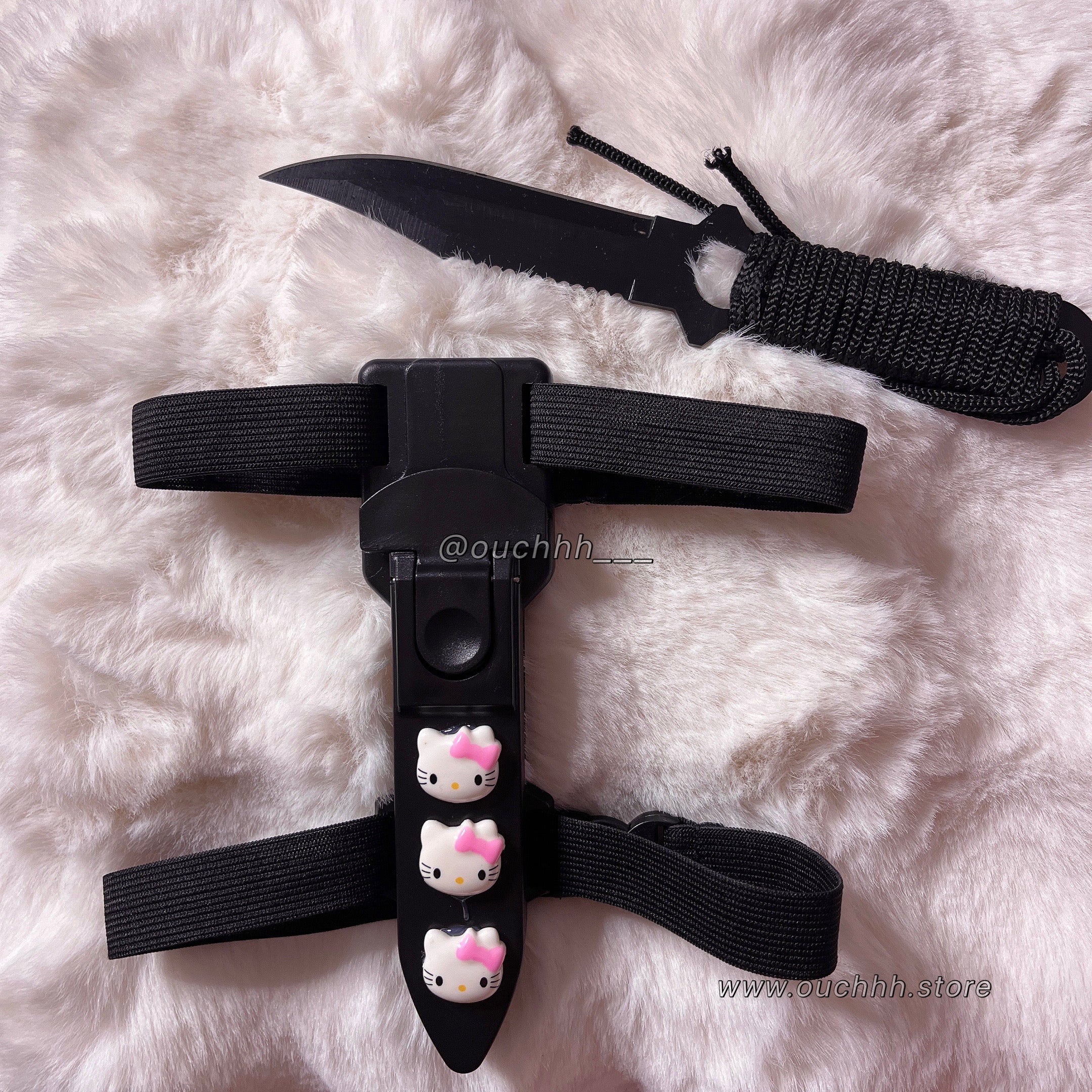 Spooky Kitty Thigh Garter Decoration