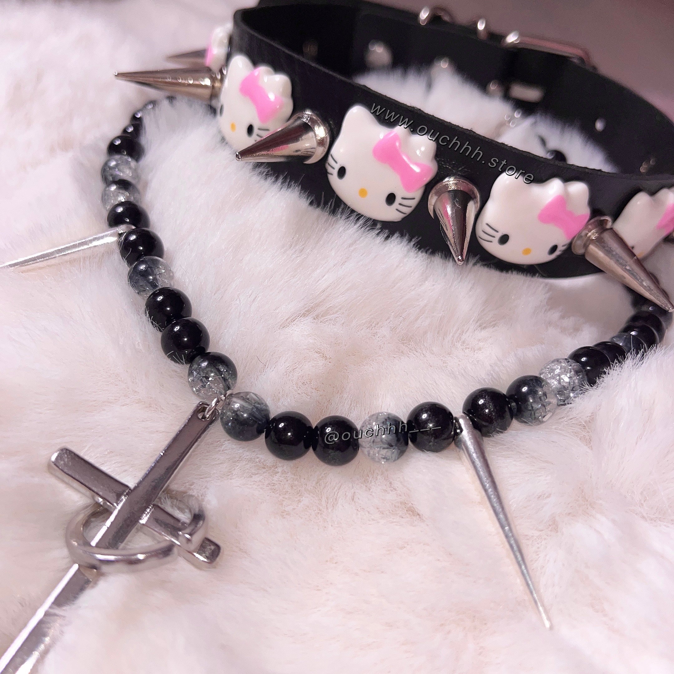 Grunge Fairy Cross Necklace
