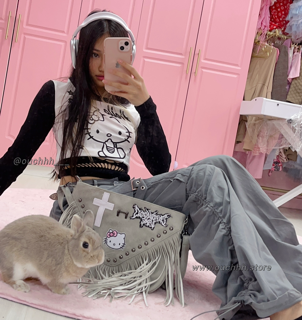 Rock Kitty Long Sleeves T Shirt