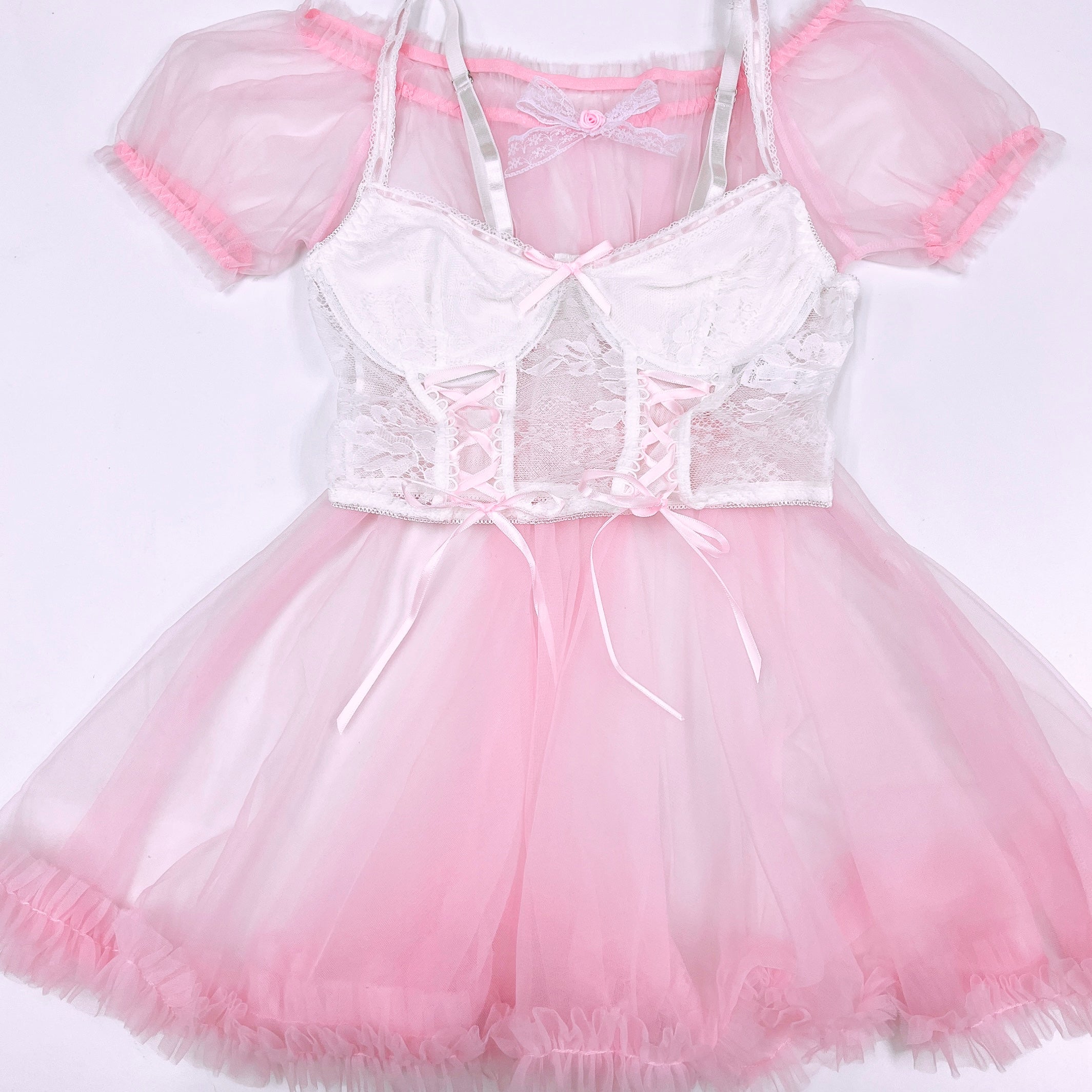 99% Angel Sheer Dress (Pink)