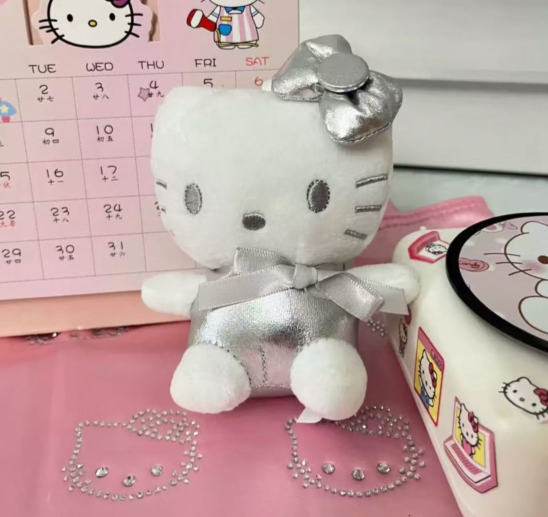 Free Gift Ten Silver Kitty Keychain