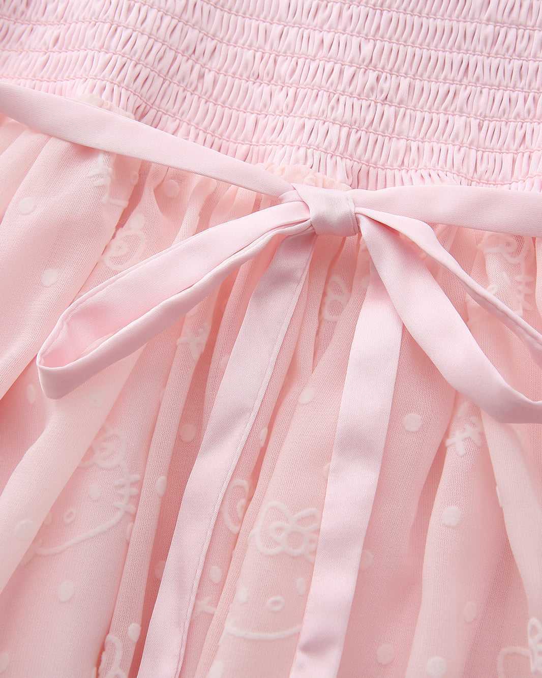 Kitty Princess Fur Chiffon Dress