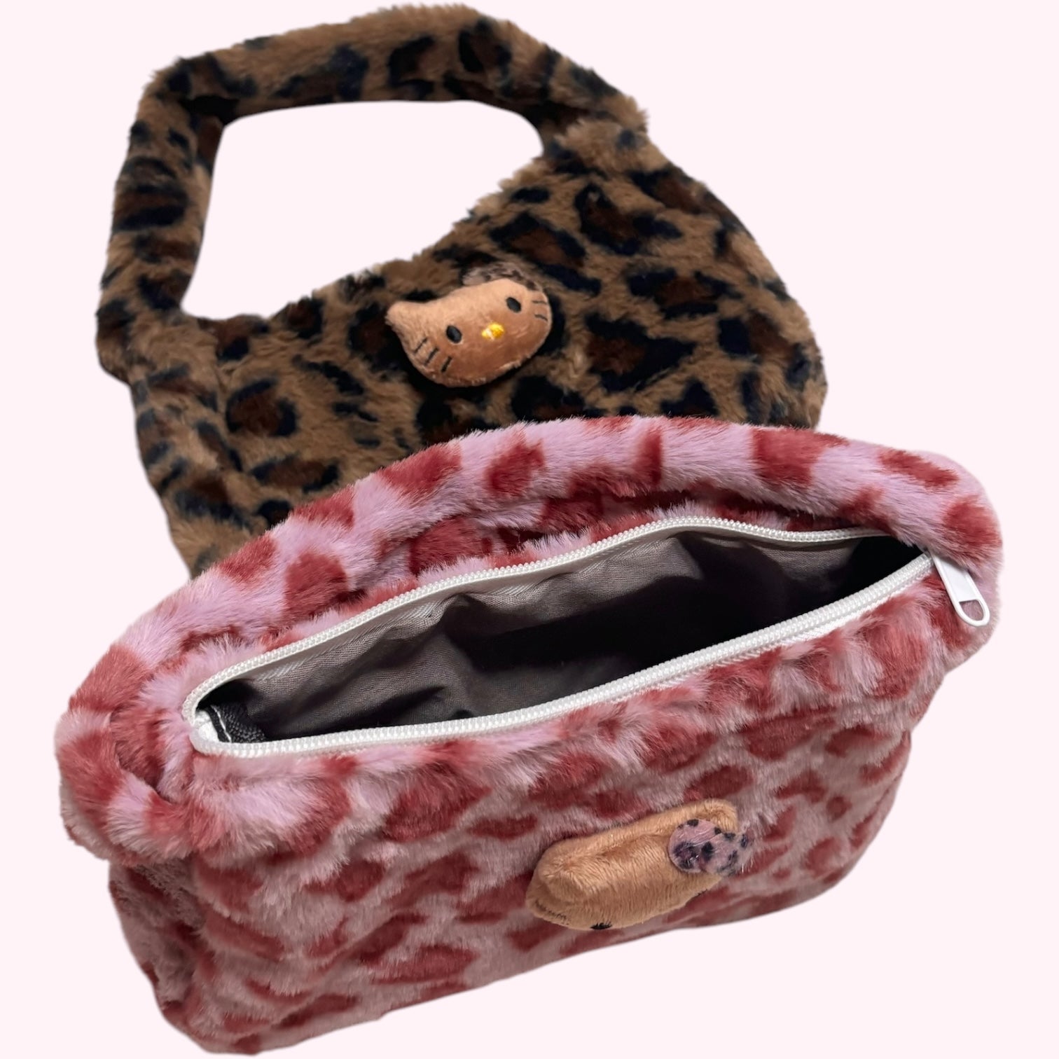 Free Kitty Leopard Bag for orders US$65+ (Red Violet)