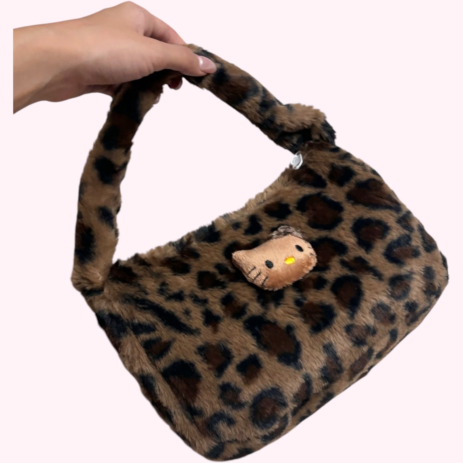 Free Kitty Leopard Bag for orders US$65+ (Brown)